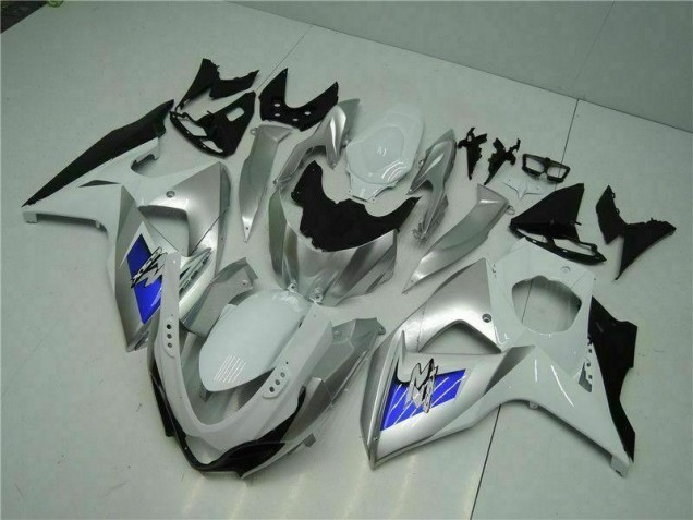 Argent Blanc Carénage Moto GSXR 1000 K9 09-16 Argent Blanc Carénage Moto GSXR 1000 K9 09-16