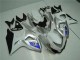 Argent Blanc Carénage Moto GSXR 1000 K9 09-16 Argent Blanc Carénage Moto GSXR 1000 K9 09-16