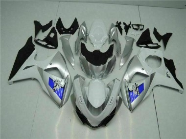 Argent Blanc Carénage Moto GSXR 1000 K9 09-16