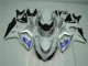 Argent Blanc Carénage Moto GSXR 1000 K9 09-16 Argent Blanc Carénage Moto GSXR 1000 K9 09-16