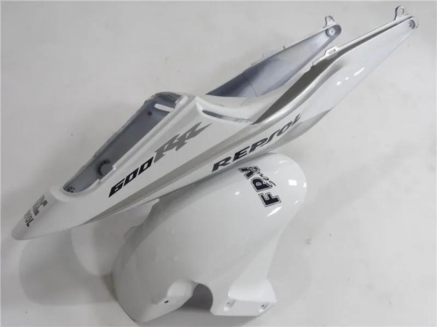 Argent Blanc Noir Repsol Carénage Moto CBR 600 RR 03-04 Argent Blanc Noir Repsol Carénage Moto CBR 600 RR 03-04