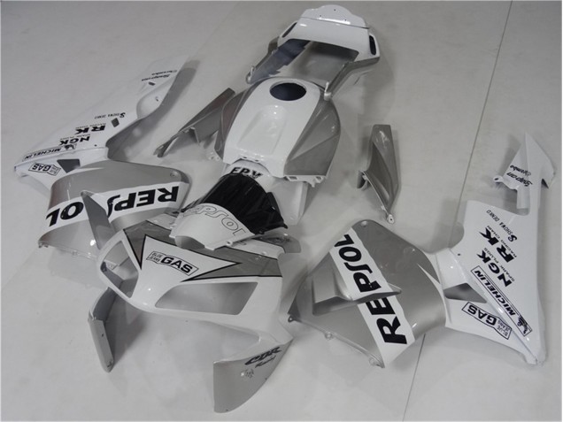 Argent Blanc Noir Repsol Carénages Moto CBR 600 RR 03-04