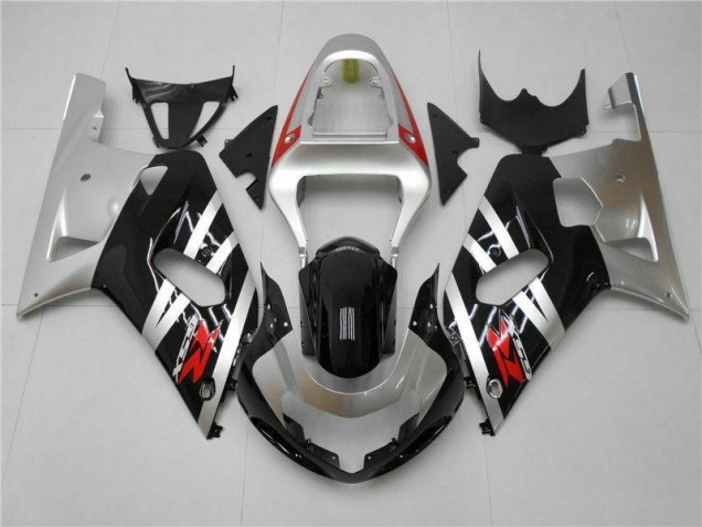 Argent Carénage Moto GSXR 600 / 750 K1 K2 K3 01-03 Argent Carénage Moto GSXR 600 / 750 K1 K2 K3 01-03