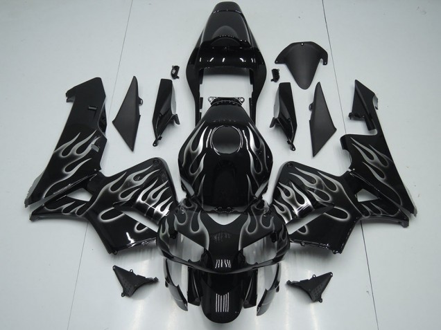 Argent Flamme Carénage Moto CBR 600 RR 05-06 Argent Flamme Carénage Moto CBR 600 RR 05-06
