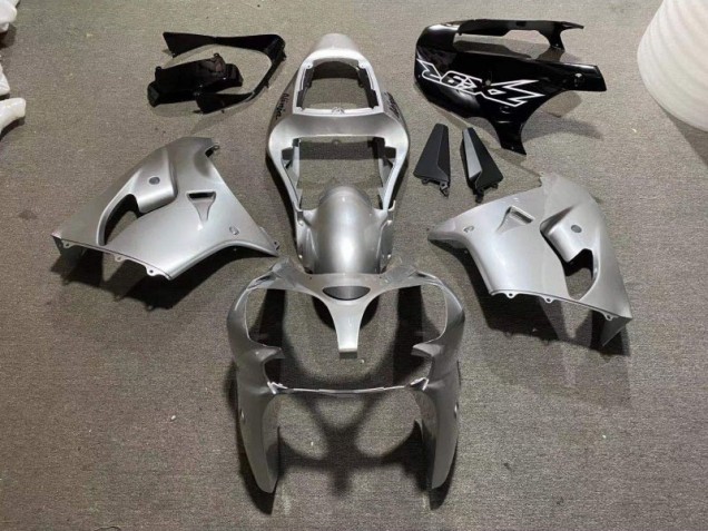Argent Noir Brillant Carénage Moto ZX9R 02-03 Argent Noir Brillant Carénage Moto ZX9R 02-03
