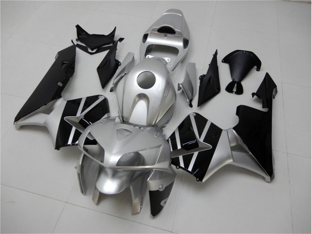 Argent Noir Carénage Moto CBR 600 RR 05-06 Argent Noir Carénage Moto CBR 600 RR 05-06