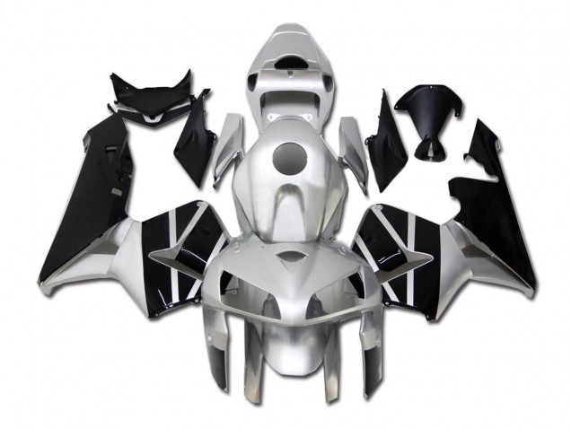Argent Noir Carénage Moto CBR 600 RR 05-06 Argent Noir Carénage Moto CBR 600 RR 05-06