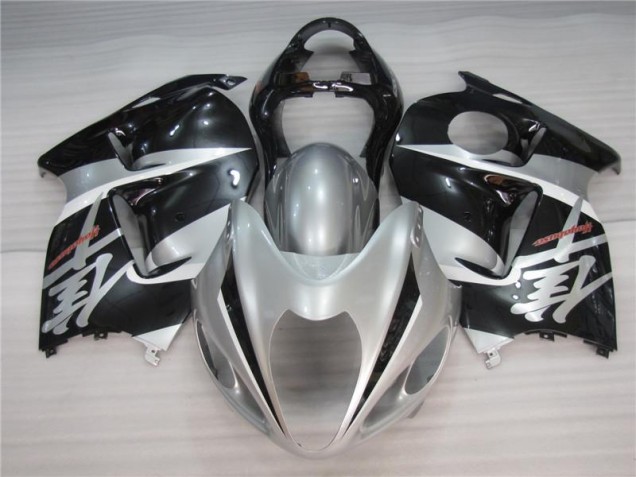 Argent Noir Carénage Moto GSXR 1300 Hayabusa 96-07 Argent Noir Carénage Moto GSXR 1300 Hayabusa 96-07