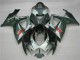 Argent Noir Carénage Moto GSXR 600 / 750 K6 06-07 Argent Noir Carénage Moto GSXR 600 / 750 K6 06-07