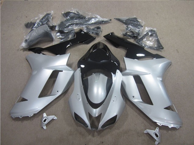 Argent Noir Carénage Moto ZX6R 07-08