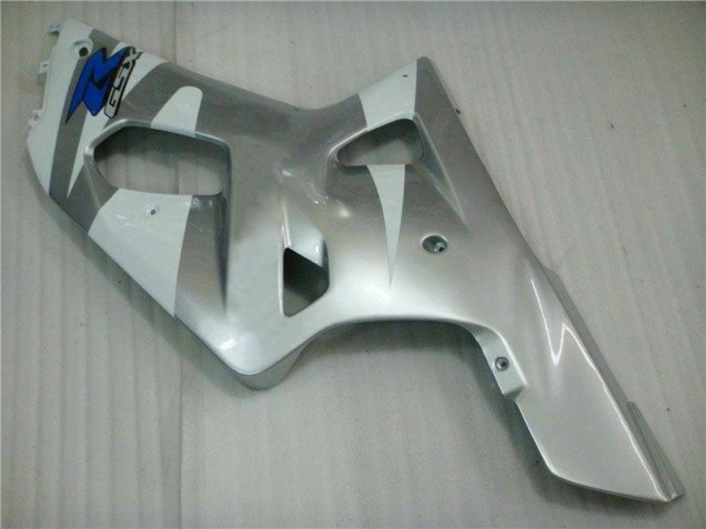Argent Noir Carénages Moto GSXR 600 / 750 K1 K2 K3 01-03 Argent Noir Carénages Moto GSXR 600 / 750 K1 K2 K3 01-03