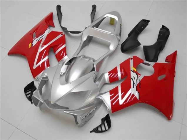 Argent Rouge Carénage Moto CBR 600 F4i 01-03 Argent Rouge Carénage Moto CBR 600 F4i 01-03