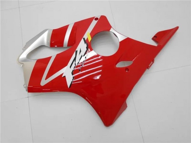 Argent Rouge Carénage Moto CBR 600 F4i 01-03 Argent Rouge Carénage Moto CBR 600 F4i 01-03