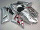 Argent Rouge Flamme Carénage Moto ZX6R 05-06 Argent Rouge Flamme Carénage Moto ZX6R 05-06