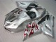 Argent Rouge Flamme Carénage Moto ZX6R 05-06 Argent Rouge Flamme Carénage Moto ZX6R 05-06