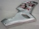Argent Rouge Flamme Carénage Moto ZX6R 05-06 Argent Rouge Flamme Carénage Moto ZX6R 05-06