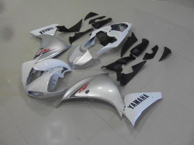 Blanc Argent Carénage Moto R1 09-11