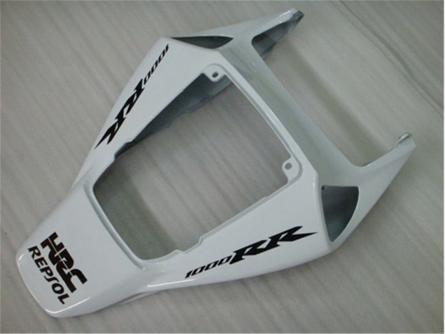 Blanc Argent Noir Repsol Carénage Moto CBR 1000 RR 04-05 Blanc Argent Noir Repsol Carénage Moto CBR 1000 RR 04-05