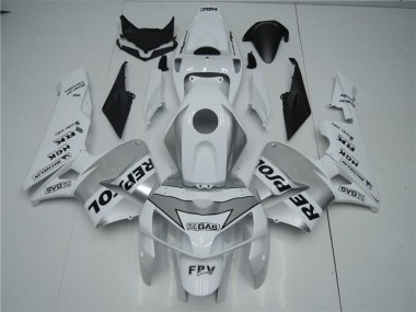 Blanc Argent Noir Repsol Carénage Moto CBR 600 RR 05-06