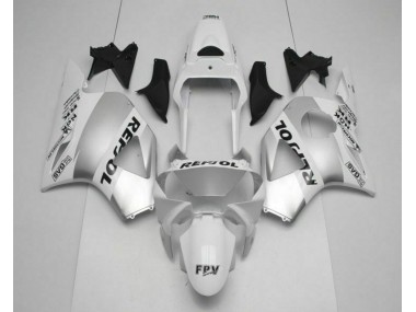 Blanc Argent Noir Repsol Carénage Moto CBR 900 RR 954RR 02-03