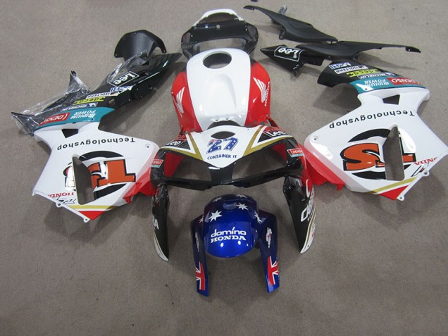 Blanc Bleu 27 Carénage Moto CBR 600 RR 05-06