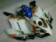 Blanc Bleu Carénage Moto CBR 1000 RR 04-05 Blanc Bleu Carénage Moto CBR 1000 RR 04-05