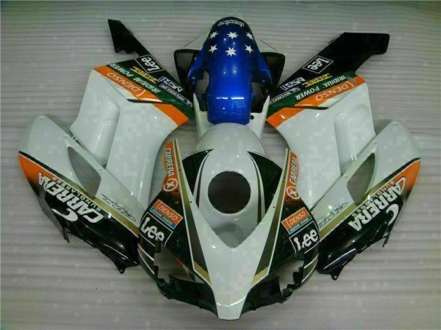 Blanc Bleu Carénage Moto CBR 1000 RR 04-05 Blanc Bleu Carénage Moto CBR 1000 RR 04-05