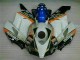 Blanc Bleu Carénage Moto CBR 1000 RR 04-05 Blanc Bleu Carénage Moto CBR 1000 RR 04-05