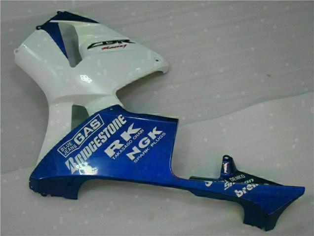Blanc Bleu Carénage Moto CBR 600 RR 05-06