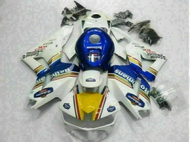 Blanc Bleu Carénage Moto CBR 600 RR 13-21