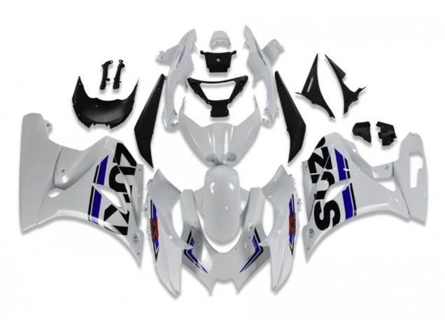 Blanc Bleu Carénage Moto GSXR 1000 17-23