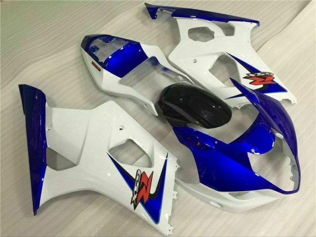 Blanc Bleu Carénage Moto GSXR 1000 K3 03-04 Blanc Bleu Carénage Moto GSXR 1000 K3 03-04