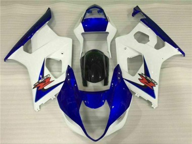 Blanc Bleu Carénage Moto GSXR 1000 K3 03-04