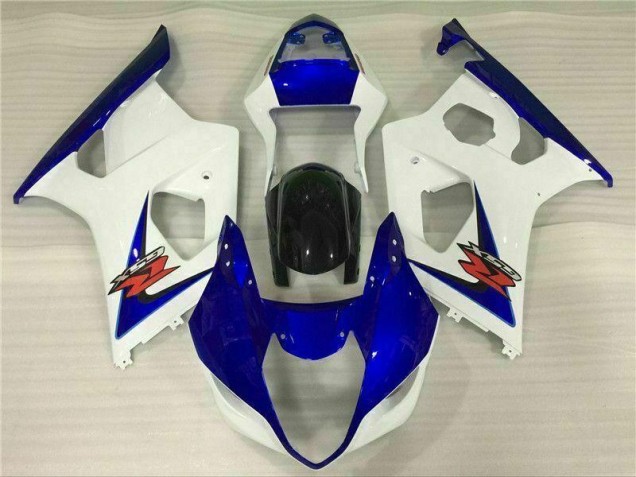 Blanc Bleu Carénage Moto GSXR 1000 K3 03-04 Blanc Bleu Carénage Moto GSXR 1000 K3 03-04