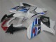 Blanc Bleu Carénage Moto GSXR 1000 K9 09-16 Blanc Bleu Carénage Moto GSXR 1000 K9 09-16