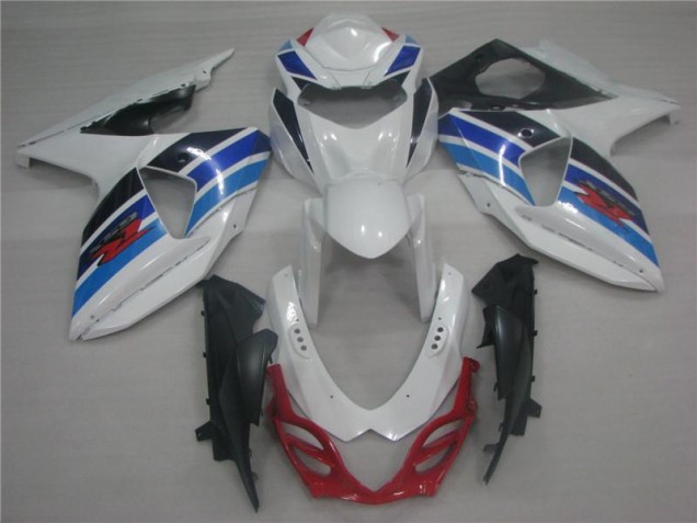 Blanc Bleu Carénage Moto GSXR 1000 K9 09-16 Blanc Bleu Carénage Moto GSXR 1000 K9 09-16