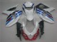 Blanc Bleu Carénage Moto GSXR 1000 K9 09-16 Blanc Bleu Carénage Moto GSXR 1000 K9 09-16