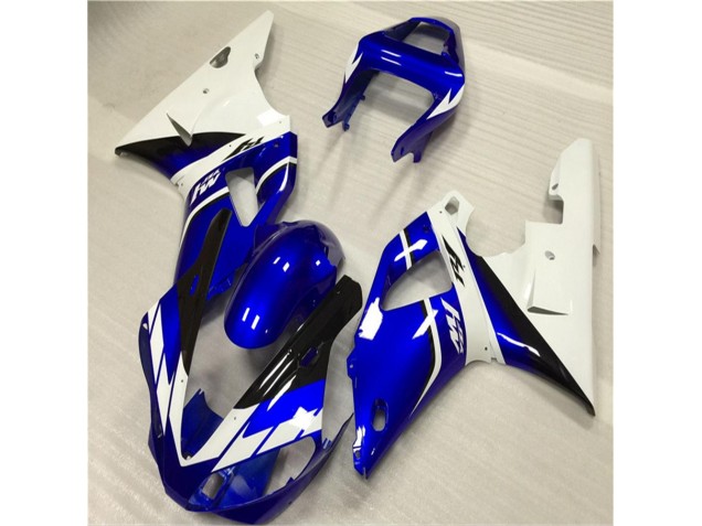 Blanc Bleu Carénage Moto R1 00-01