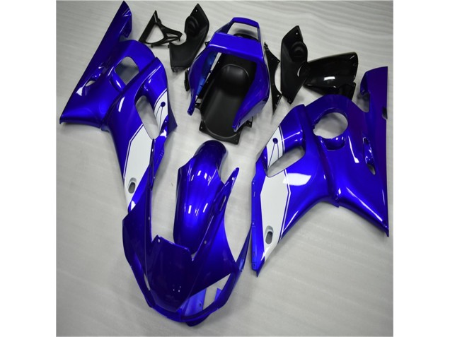 Blanc Bleu Carénage Moto R6 98-02