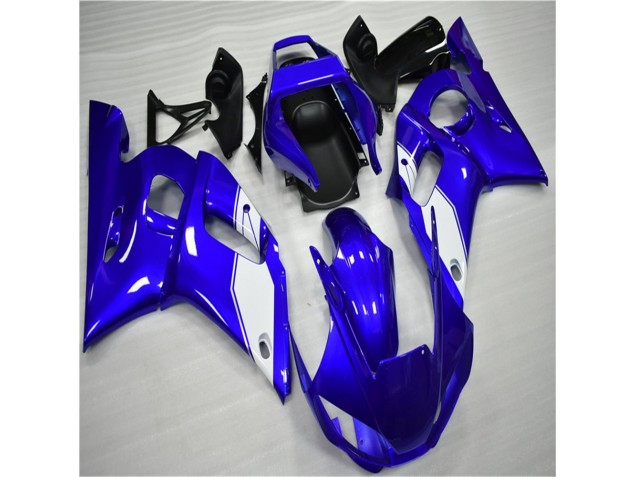 Blanc Bleu Carénage Moto R6 98-02