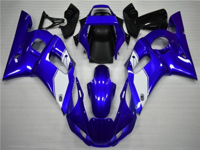 Blanc Bleu Carénage Moto R6 98-02