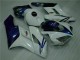 Blanc Bleu Carénages Moto CBR 1000 RR 04-05