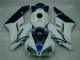 Blanc Bleu Carénages Moto CBR 1000 RR 04-05
