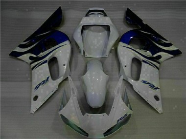 Blanc Bleu Carénages Moto R6 98-02