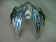 Blanc Bleu Flamme Carénage Moto CBR 600 RR 05-06