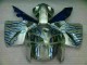 Blanc Bleu Flamme Carénage Moto CBR 600 RR 05-06