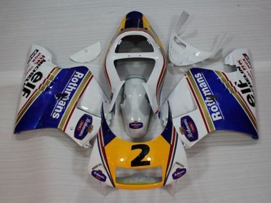Blanc Bleu Jaune Carénage Moto NSR 250 MC28 P4 94-96
