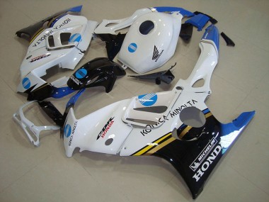 Blanc Bleu Konica Minolta Carénage Moto CBR 600 F3 95-98