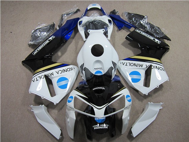 Blanc Bleu Konica Minolta Carénage Moto CBR 600 RR 05-06