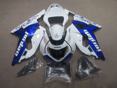 Blanc Bleu Motul Carénages Moto GSXR 600 K1 K2 K3 01-03
